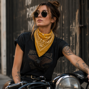 Bandana Jaune Moutarde – Anastasie