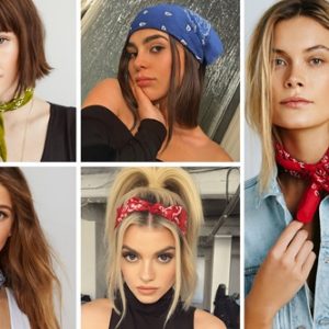 Foulard Bandana Cowboy Femme