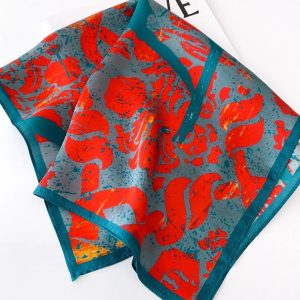Bandana Soie rouge