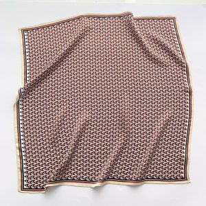 Foulard En Soie Rouge louise