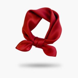 Bandana Soie Bordeaux