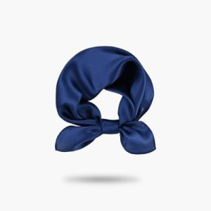 Foulard Soie Bleu Adrienne