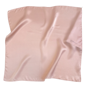 Foulard Unie Soie Rose
