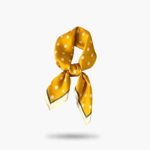 Foulard Moutarde à Pois – Karen