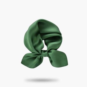 Foulard Soie Vert Charlie