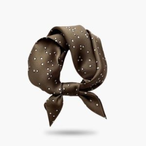 Carré de Soie Marron – Clémence