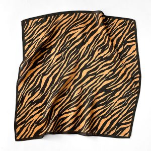 Foulard En Soie Zebré