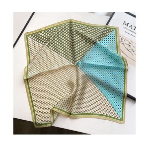 Foulard Femme Soie Vert