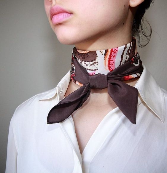 Miss Foulard Foulard Carré & design Foulard carré autour du cou