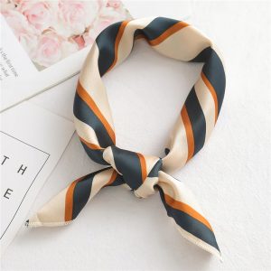 Petit Foulard Femme Beige