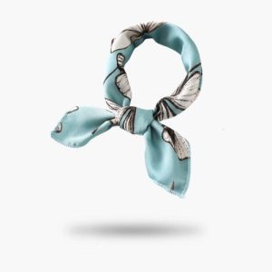 Petit Foulard Femme Bleu Jeanne