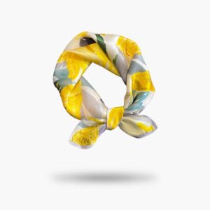 Foulard Soie Jaune