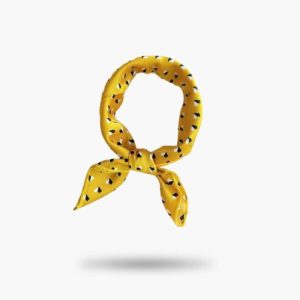 Petit foulard femme Chic Jaune - Annette