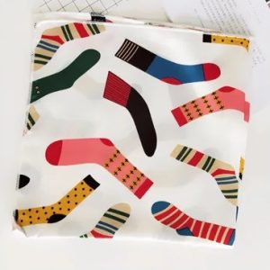 Foulard Carré Camélia blanc