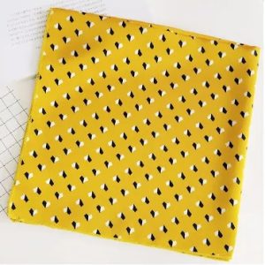 Petit Foulard Femme Jaune