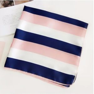 Foulard Femme rose blanc