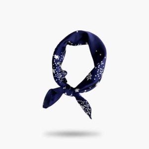 Foulard Ras de Cou Bleu Arielle