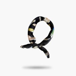 Foulard Ras de Cou Noir Bétanie
