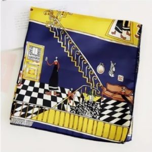 Foulard carré Jaune