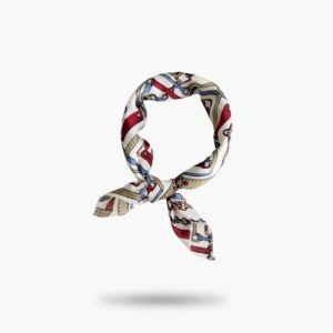 Petit Foulard Blanc – Coralie