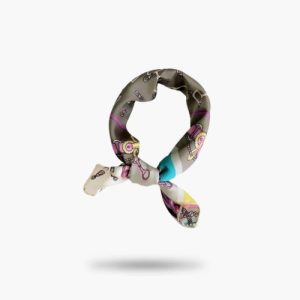 Petit Foulard Gris – Delphine