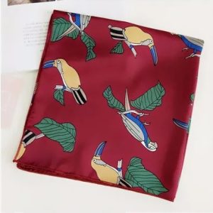 Petit foulard femme rouge