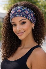 Bandeau Africain Géométrique Femme