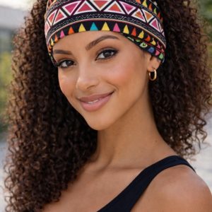 Bandeau Africain Graphique Femme – Saniyah