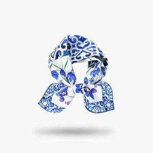 Foulard En Soie Blanc Gaëtane