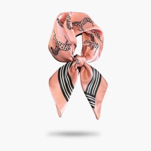 Foulard Soie Rose Eden