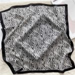 Foulard Zebre Noir et Blanc