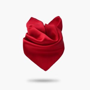 Foulard Soie Rouge Vesper