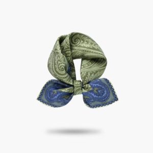 Foulard Soie Vert Aubrey