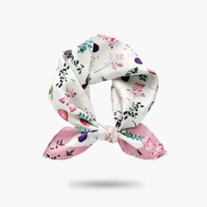 Petit Carré De Soie Rose – Imani