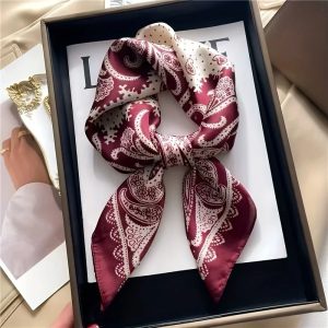 Foulard Bordeaux Femme