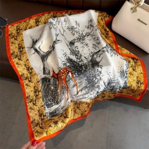 Foulard Orange Femme Miss
