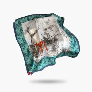 Foulard Vert Cassandre
