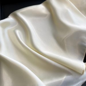 Foulard Uni Beige Femme
