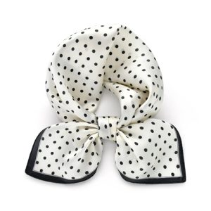 Foulard Carré Beige Femme