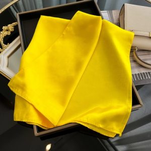 Foulard Carré Femme Jaune