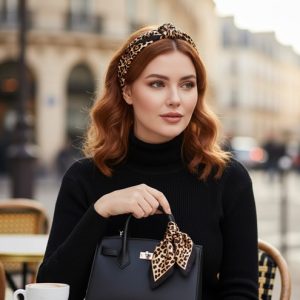 Foulard Léopard Femme en Soie