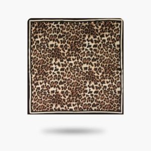 Foulard Léopard Soie Anita