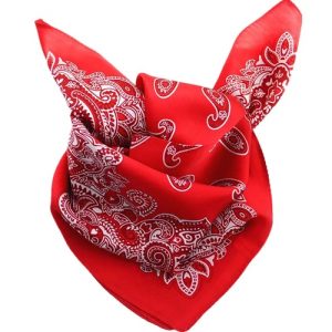 Foulard Rouge Femme Soie