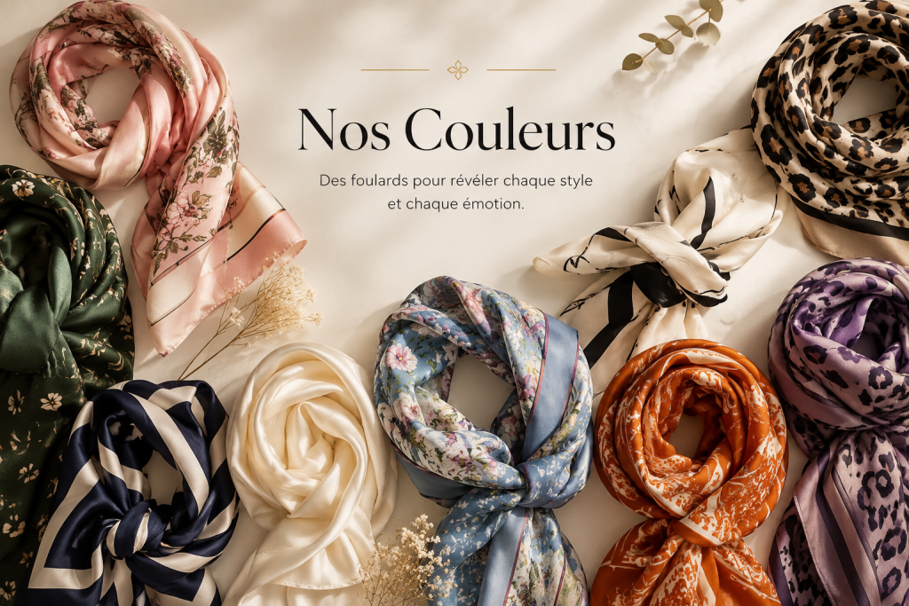 foulards couleur femme