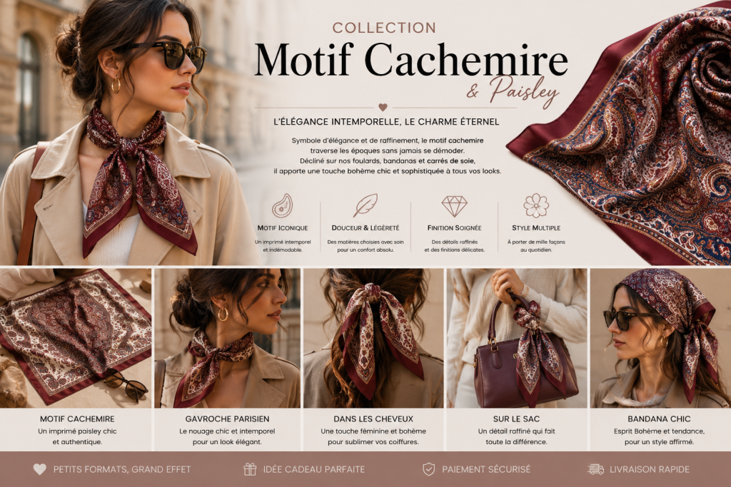 Foulards Cachemire Miss Foulard Foulards Cachemire Miss Foulard
