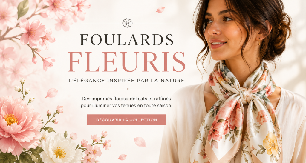 Foulards Fleuris Miss Foulard Foulards Fleuris Miss Foulard
